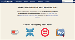 Desktop Screenshot of mediarealm.com.au